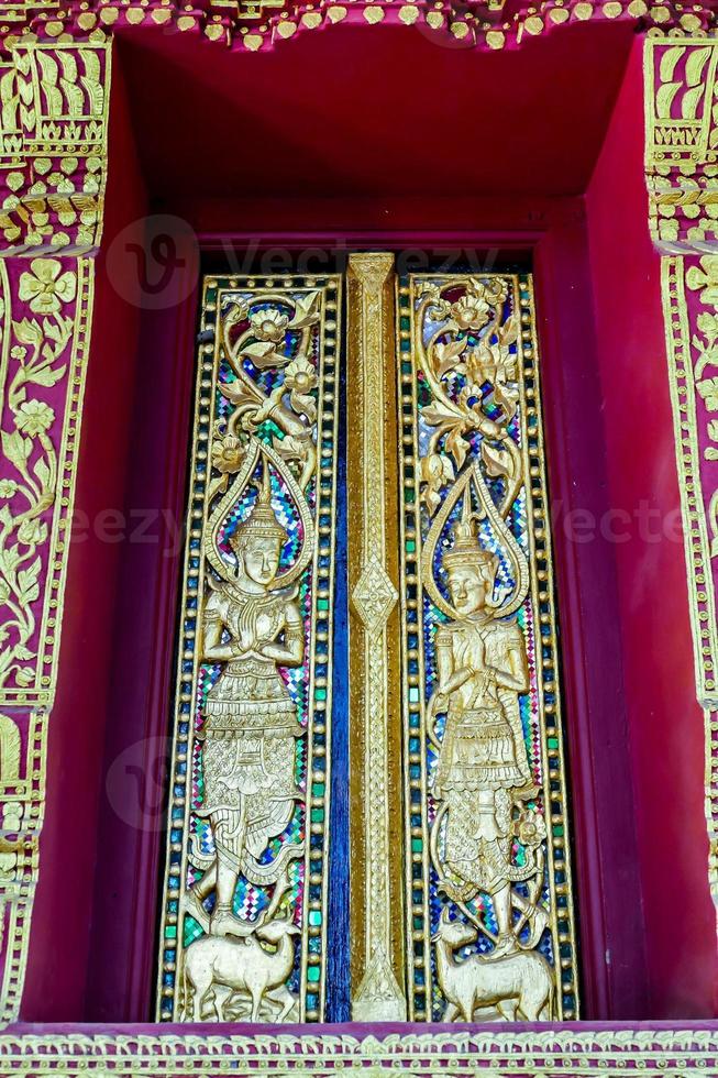 An architectural detail. An entrance door photo