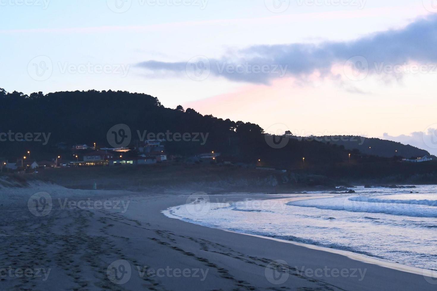 Scenic view of the shore photo