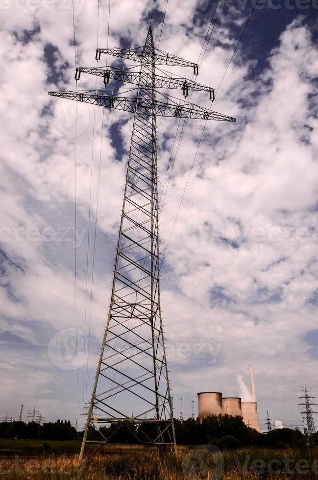 Electricity pole background photo