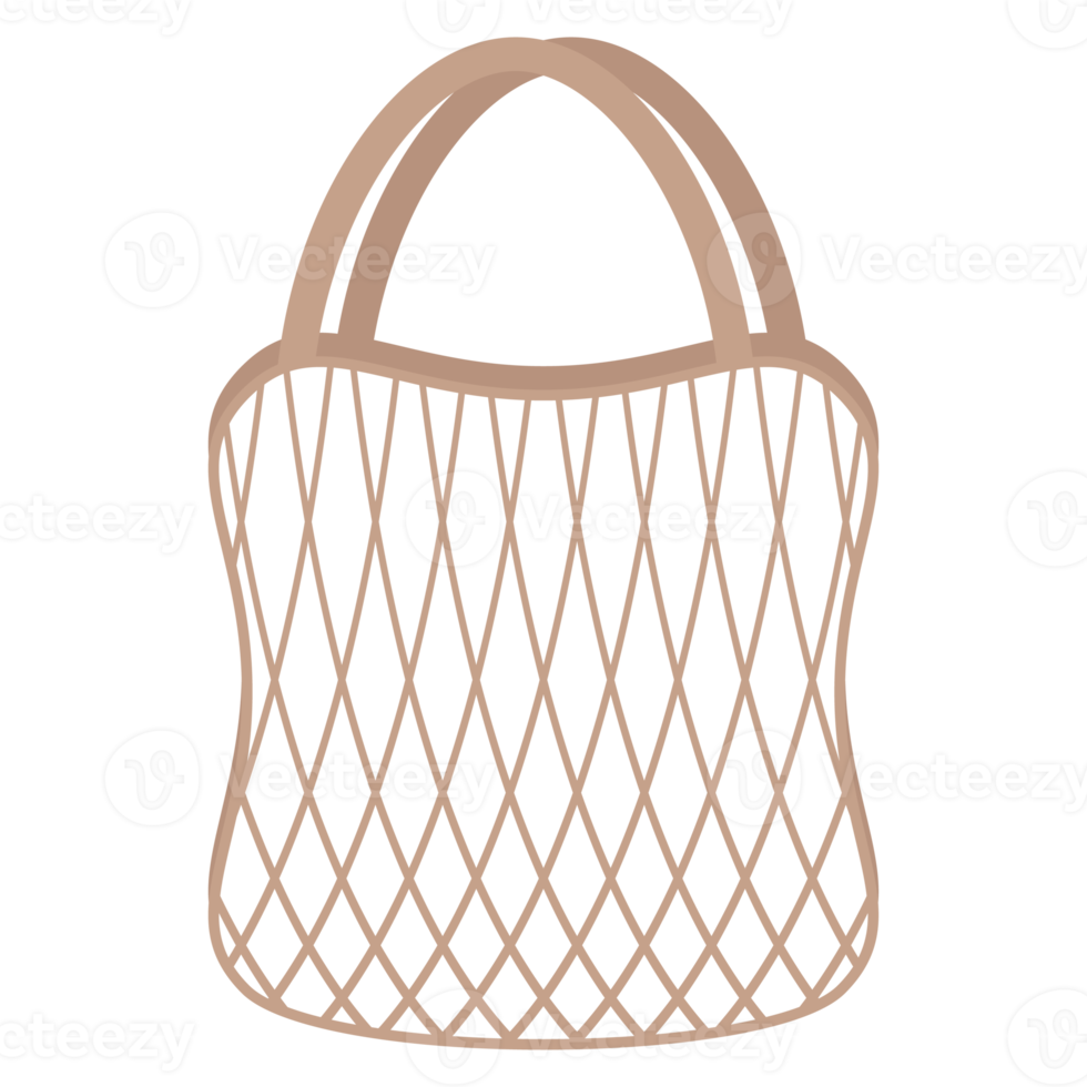 Net Bag Organic Mesh Cotton Rope Environmental Protection Eco-Friendly Reusable Eco Shopping Tote Bags png