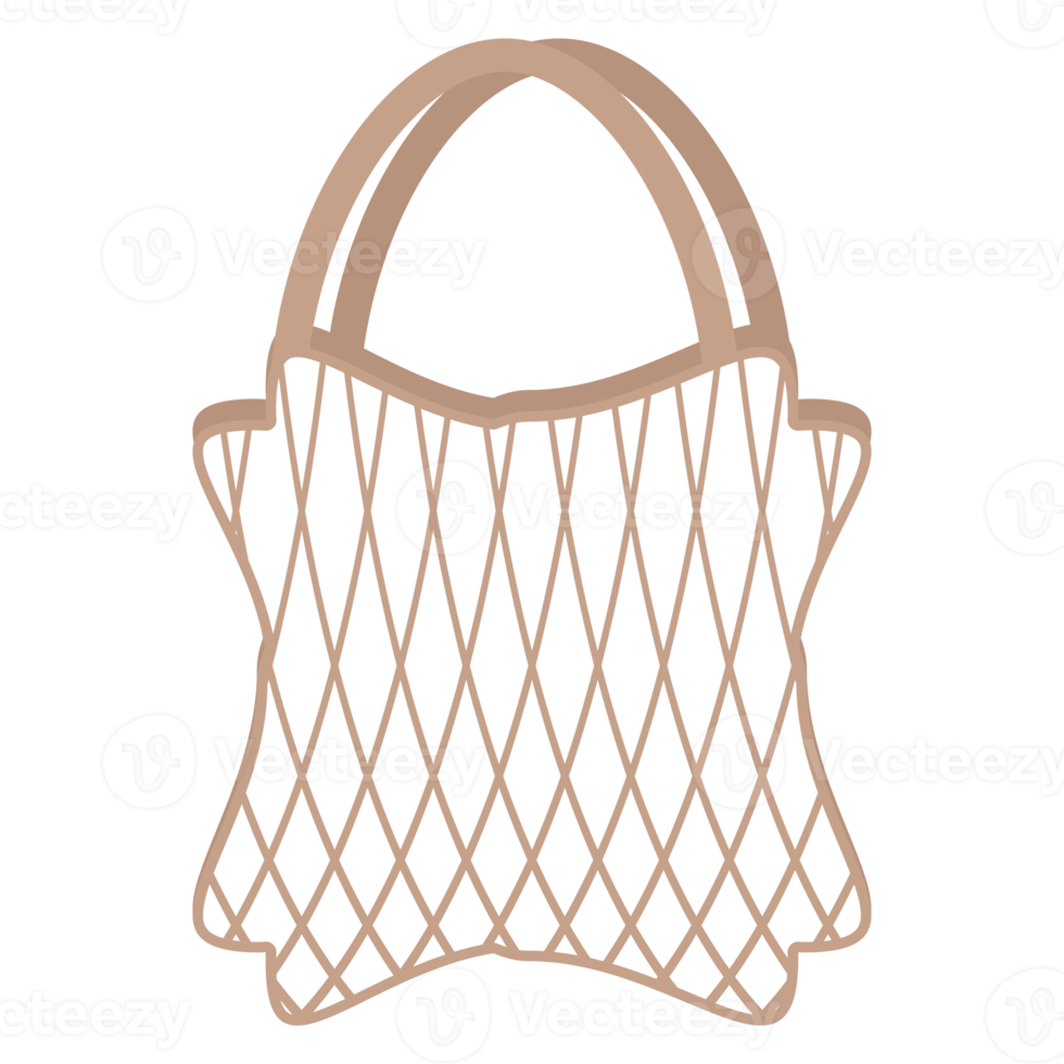 Net Bag Organic Mesh Cotton Rope Environmental Protection Eco-Friendly Reusable Eco Shopping Tote Bags png