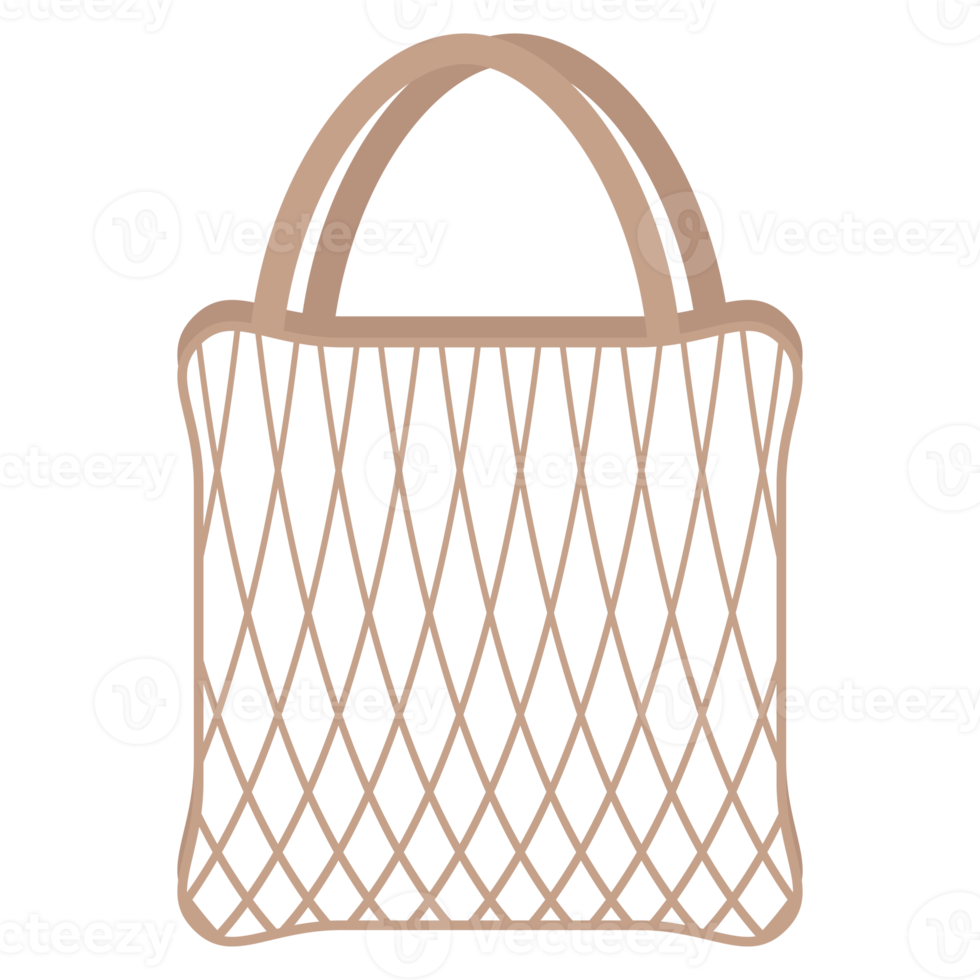 Net Bag Organic Mesh Cotton Rope Environmental Protection Eco-Friendly Reusable Eco Shopping Tote Bags png