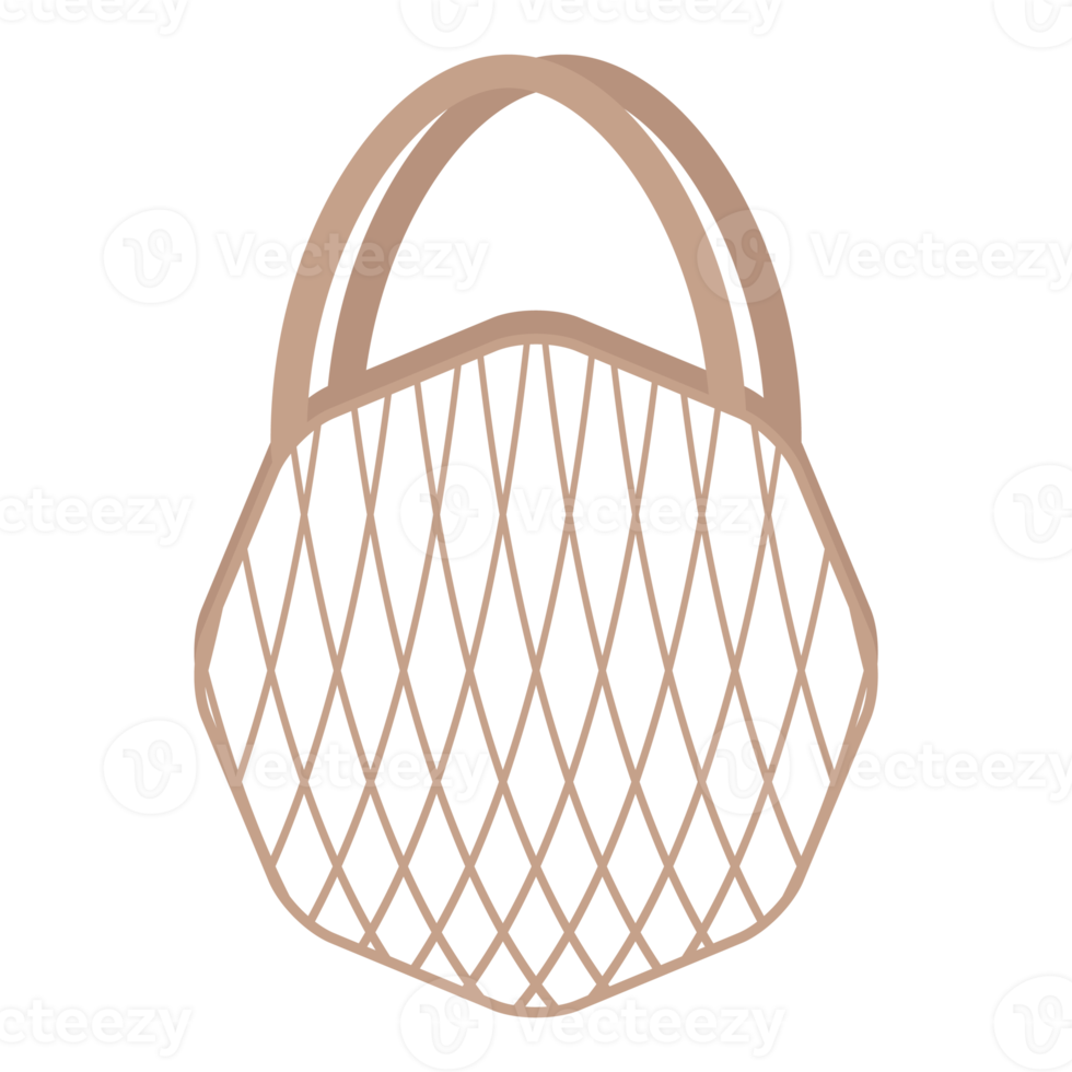 Net Bag Organic Mesh Cotton Rope Environmental Protection Eco-Friendly Reusable Eco Shopping Tote Bags png