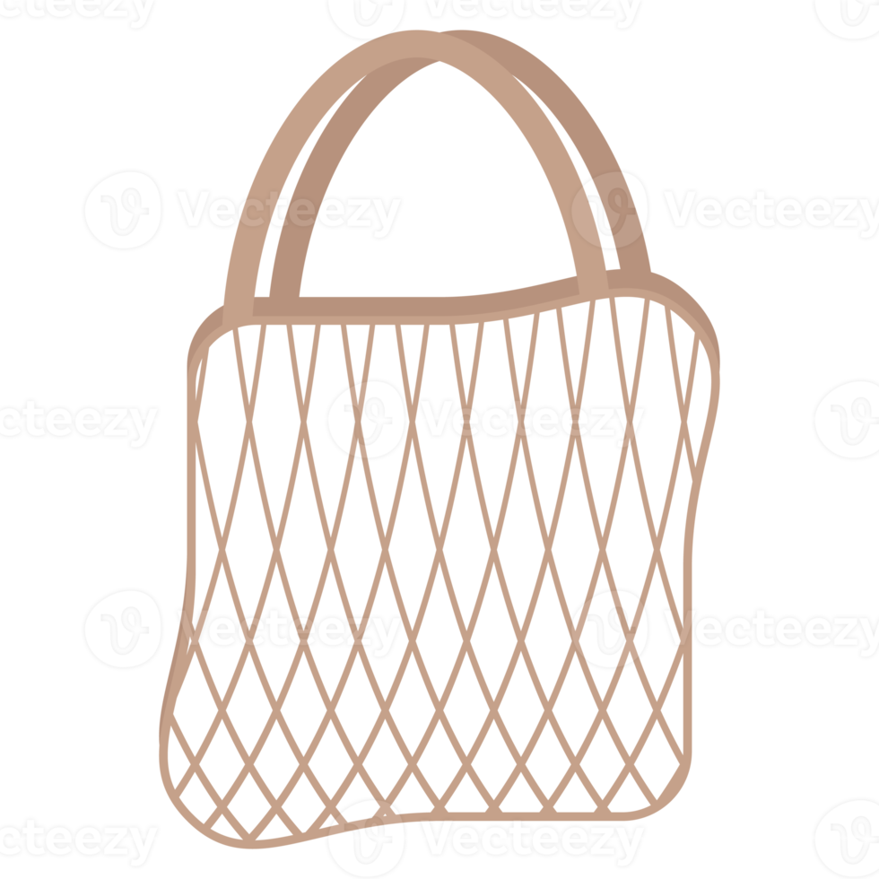 Net Bag Organic Mesh Cotton Rope Environmental Protection Eco-Friendly Reusable Eco Shopping Tote Bags png