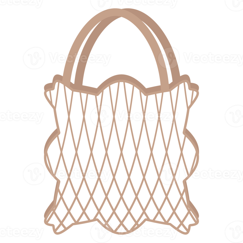 Net Bag Organic Mesh Cotton Rope Environmental Protection Eco-Friendly Reusable Eco Shopping Tote Bags png