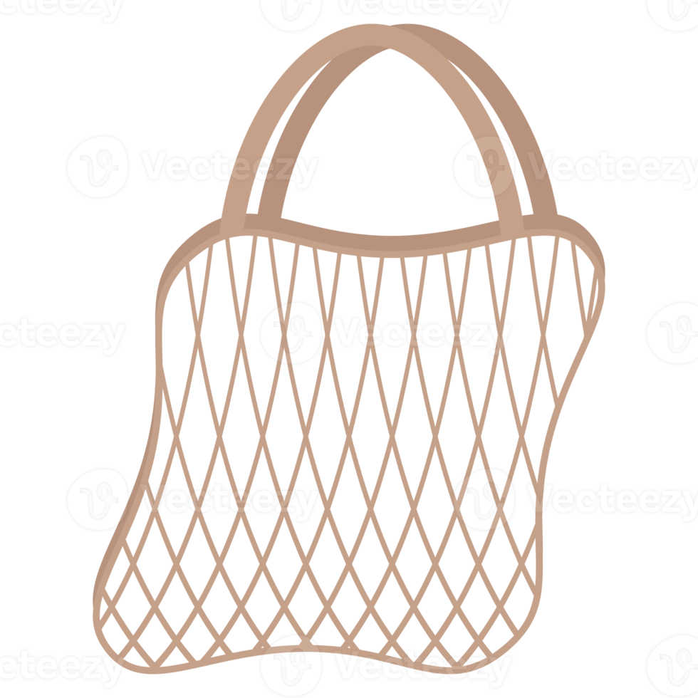 Net Bag Organic Mesh Cotton Rope Environmental Protection Eco-Friendly Reusable Eco Shopping Tote Bags png