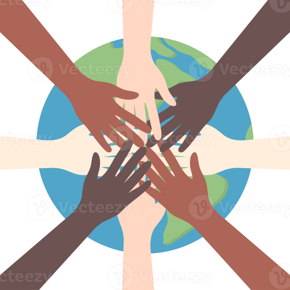Harmony Hand Holding And Peace Between Race png