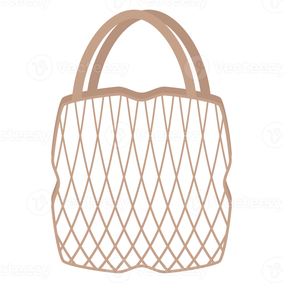 Net Bag Organic Mesh Cotton Rope Environmental Protection Eco-Friendly Reusable Eco Shopping Tote Bags png