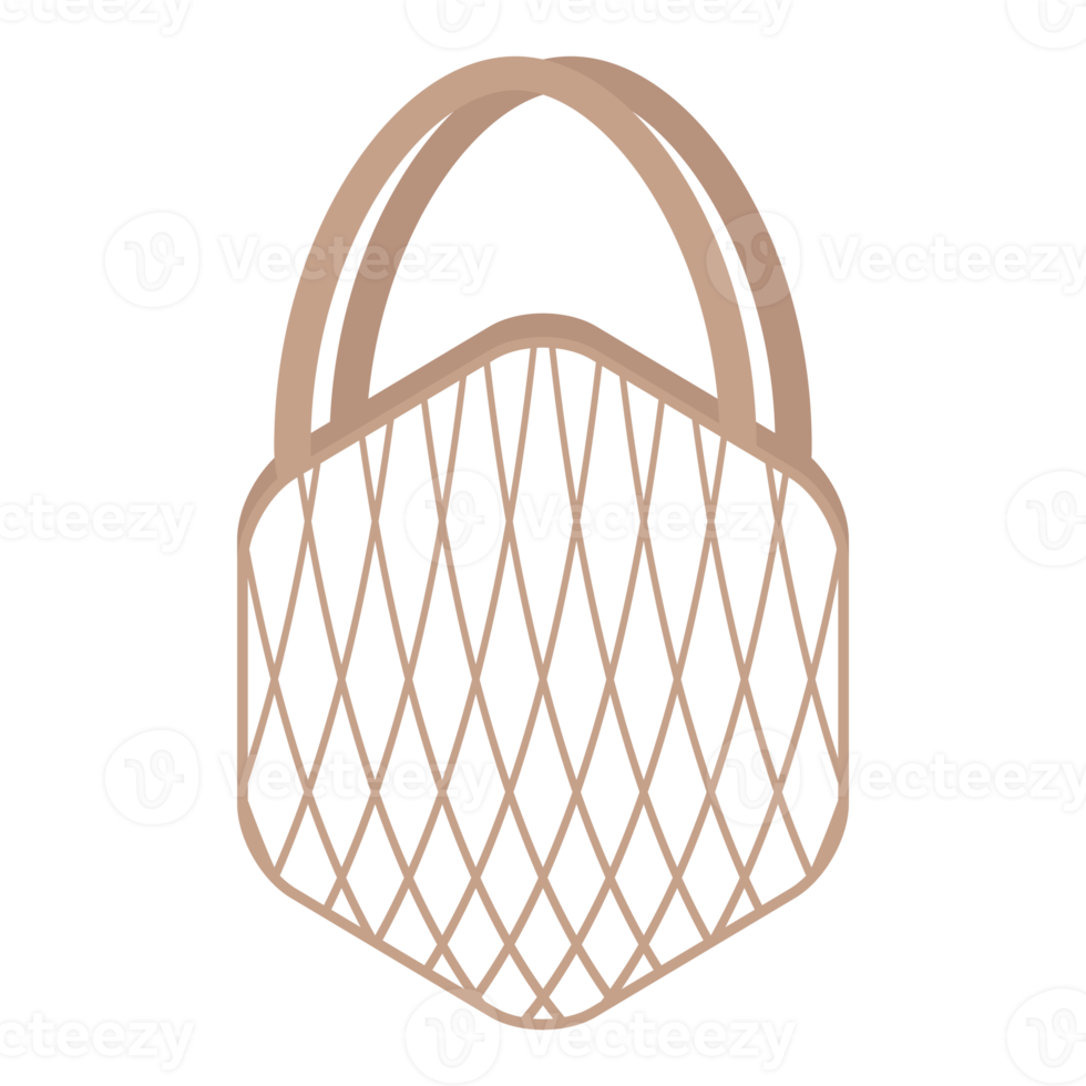 Net Bag Organic Mesh Cotton Rope Environmental Protection Eco-Friendly Reusable Eco Shopping Tote Bags png