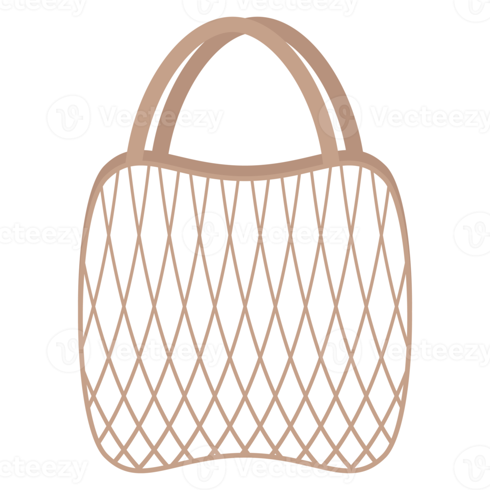 Net Bag Organic Mesh Cotton Rope Environmental Protection Eco-Friendly Reusable Eco Shopping Tote Bags png