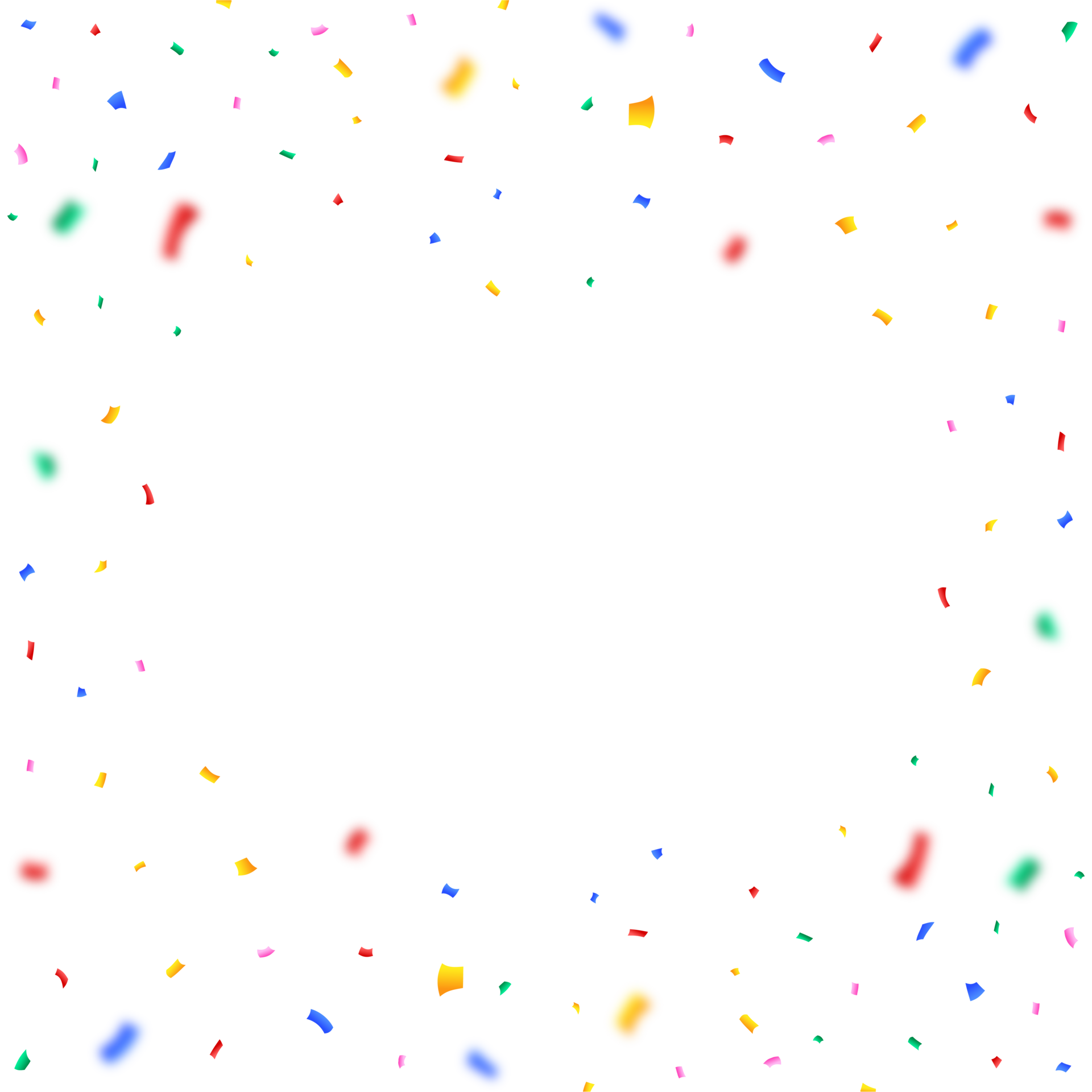 Festival confetti and tinsel explosion background. Realistic multicolor  confetti PNG illustration. Colorful confetti isolated on transparent  background. Carnival elements PNG. Birthday celebration. 23204800 PNG