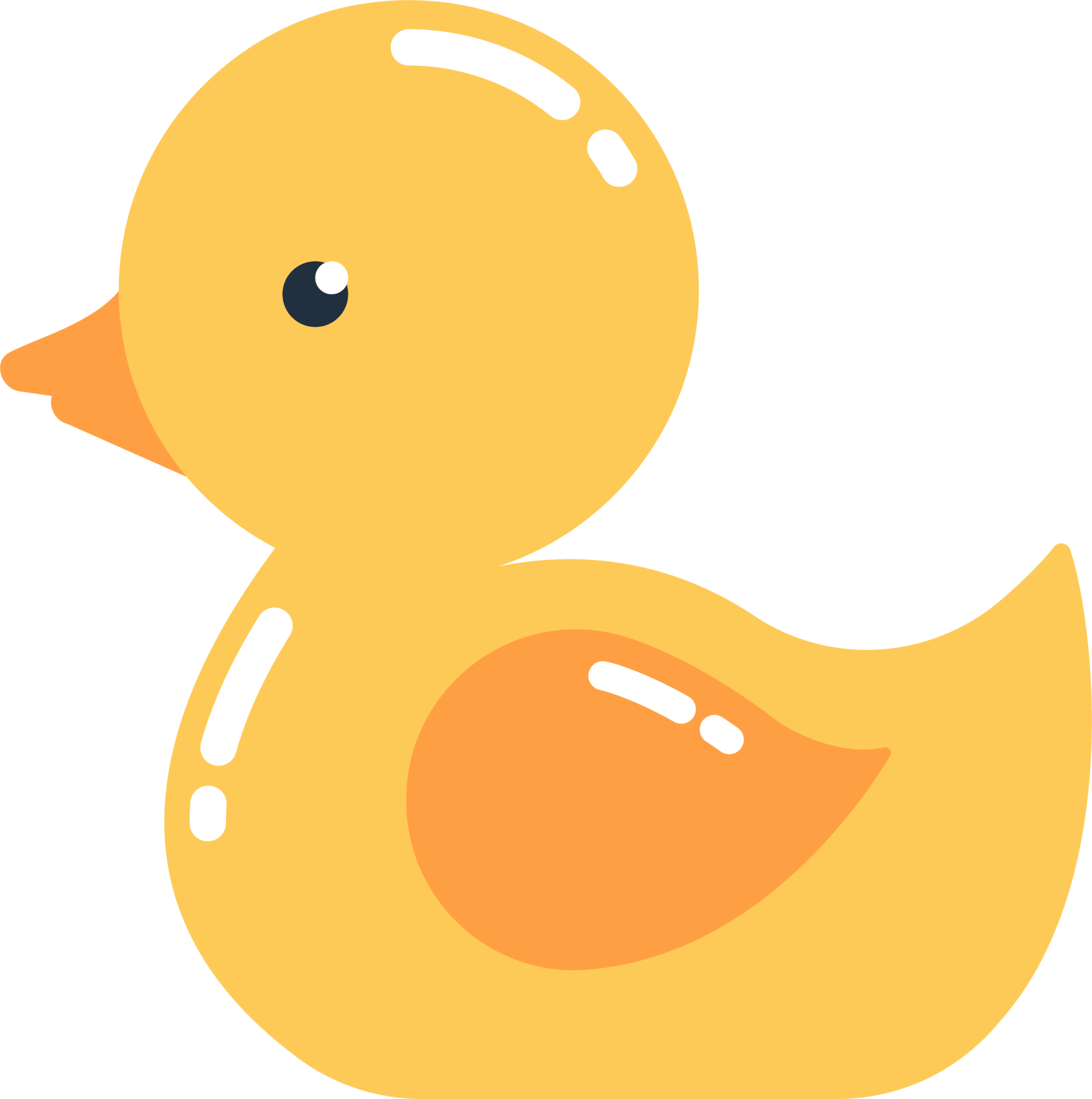 Little duck icon. 23204970 PNG