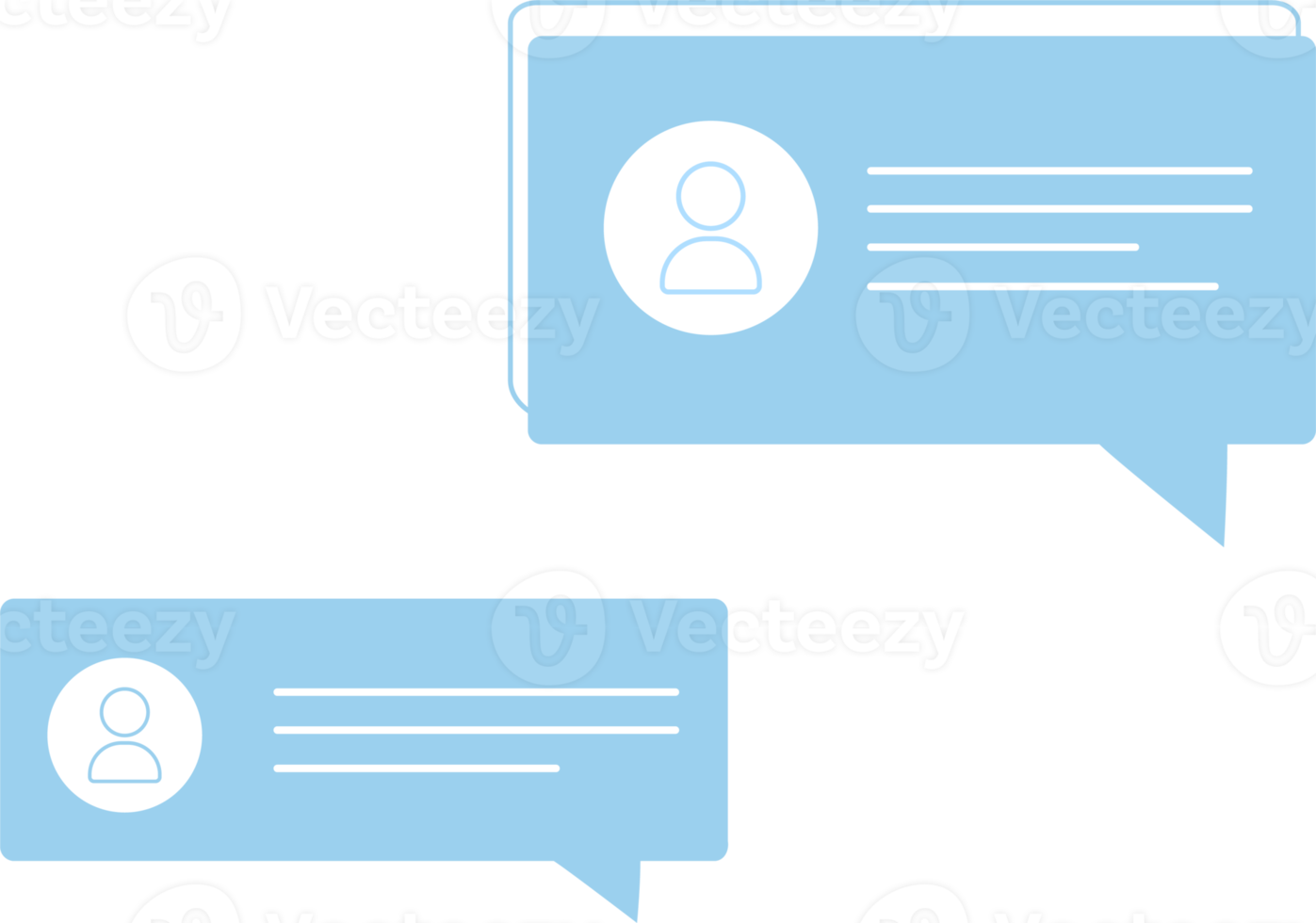 Chatting box speak bubble.message box. Web Illustrations. png
