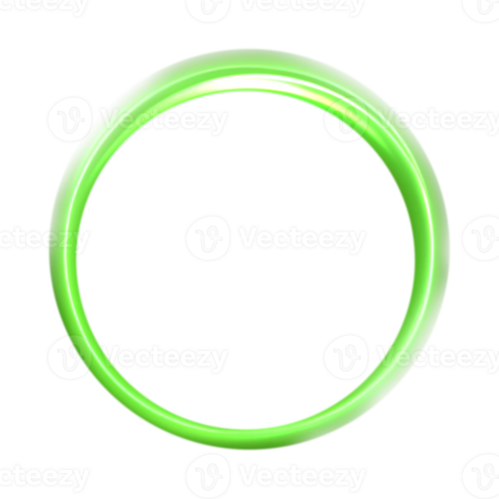 green light circle png