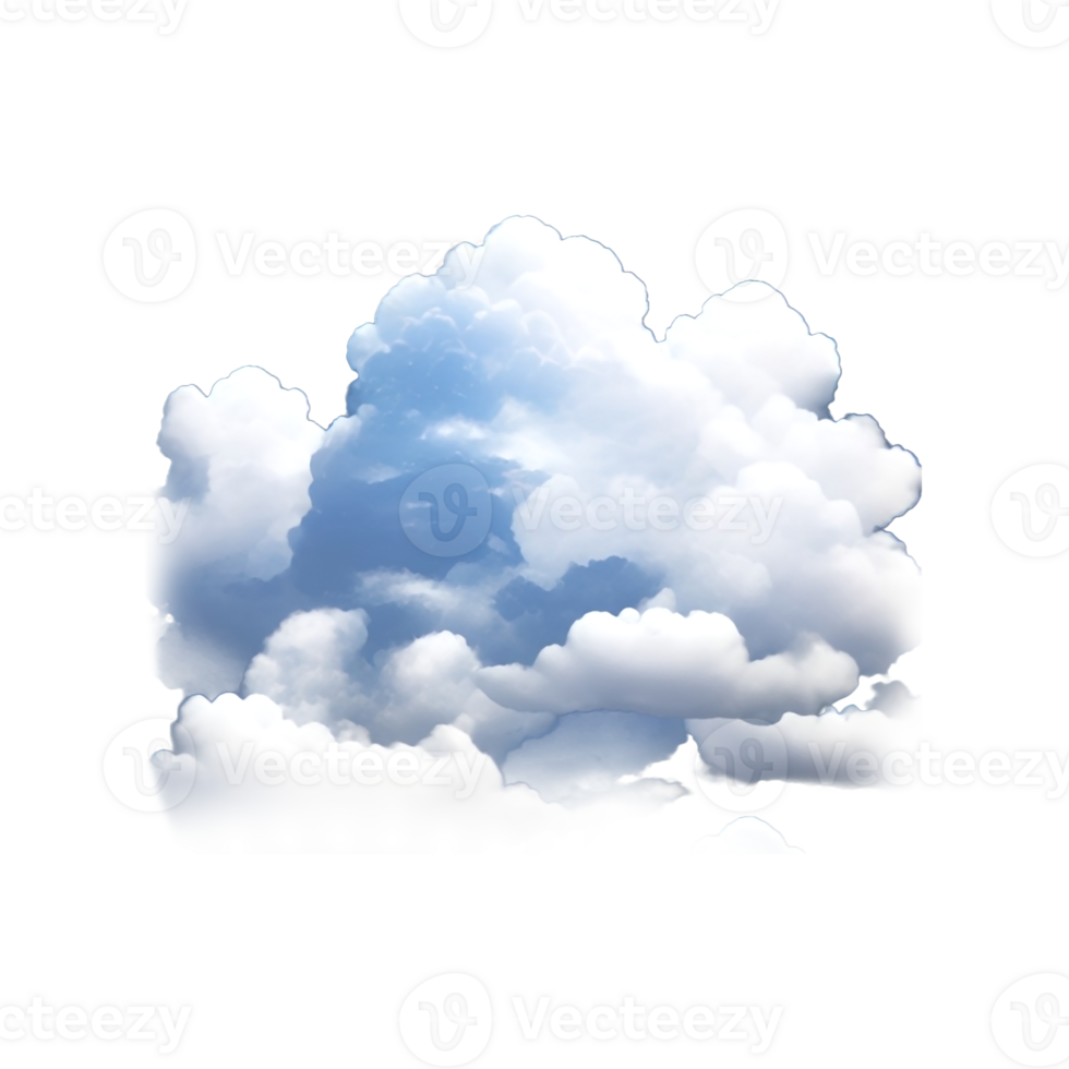 Weiß Wolke isoliert png