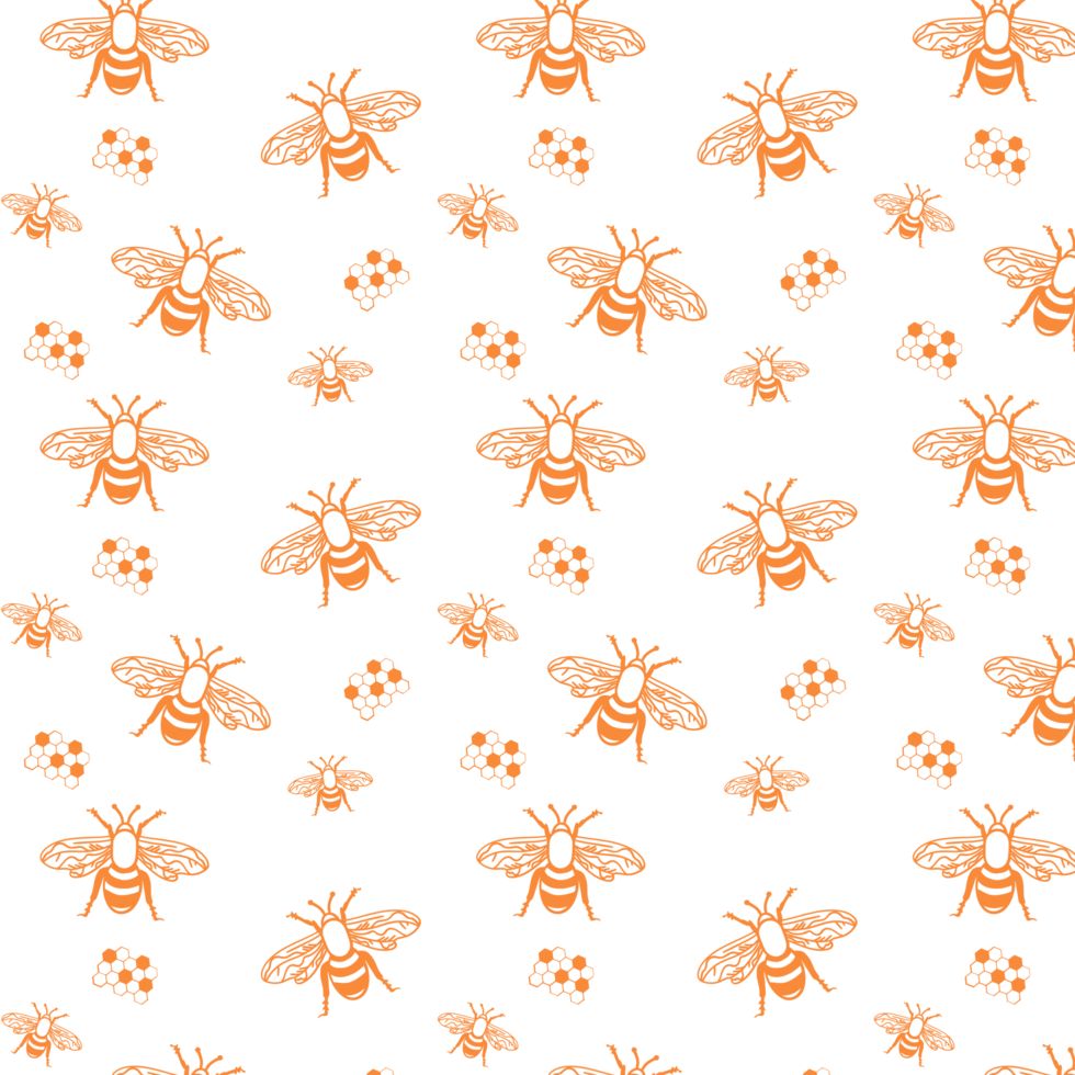Bees yellow background. 23205180 PNG