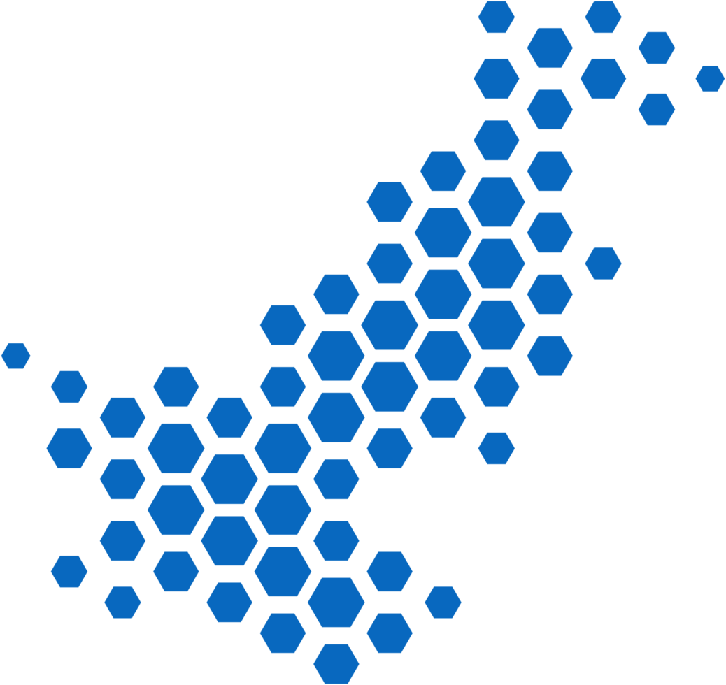 hexagon shape pakistan map. png