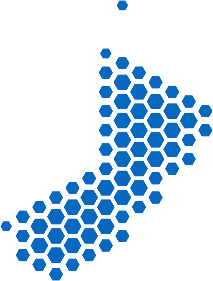hexagon shape oman map. png