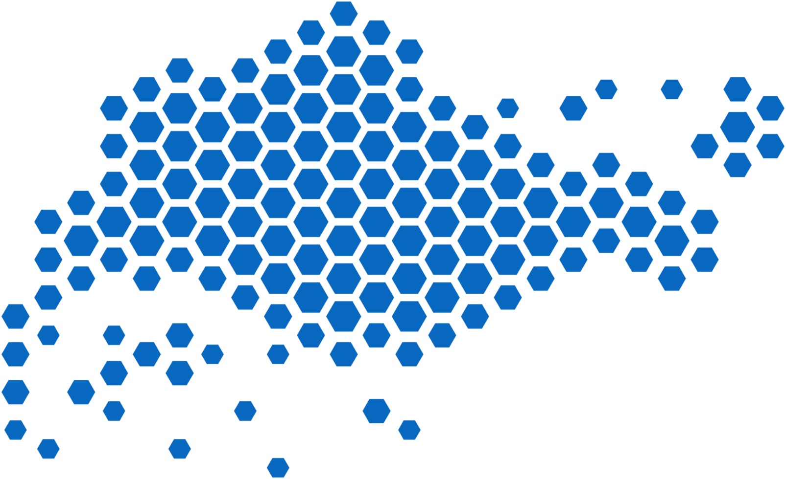 hexagon shape singapore map. png