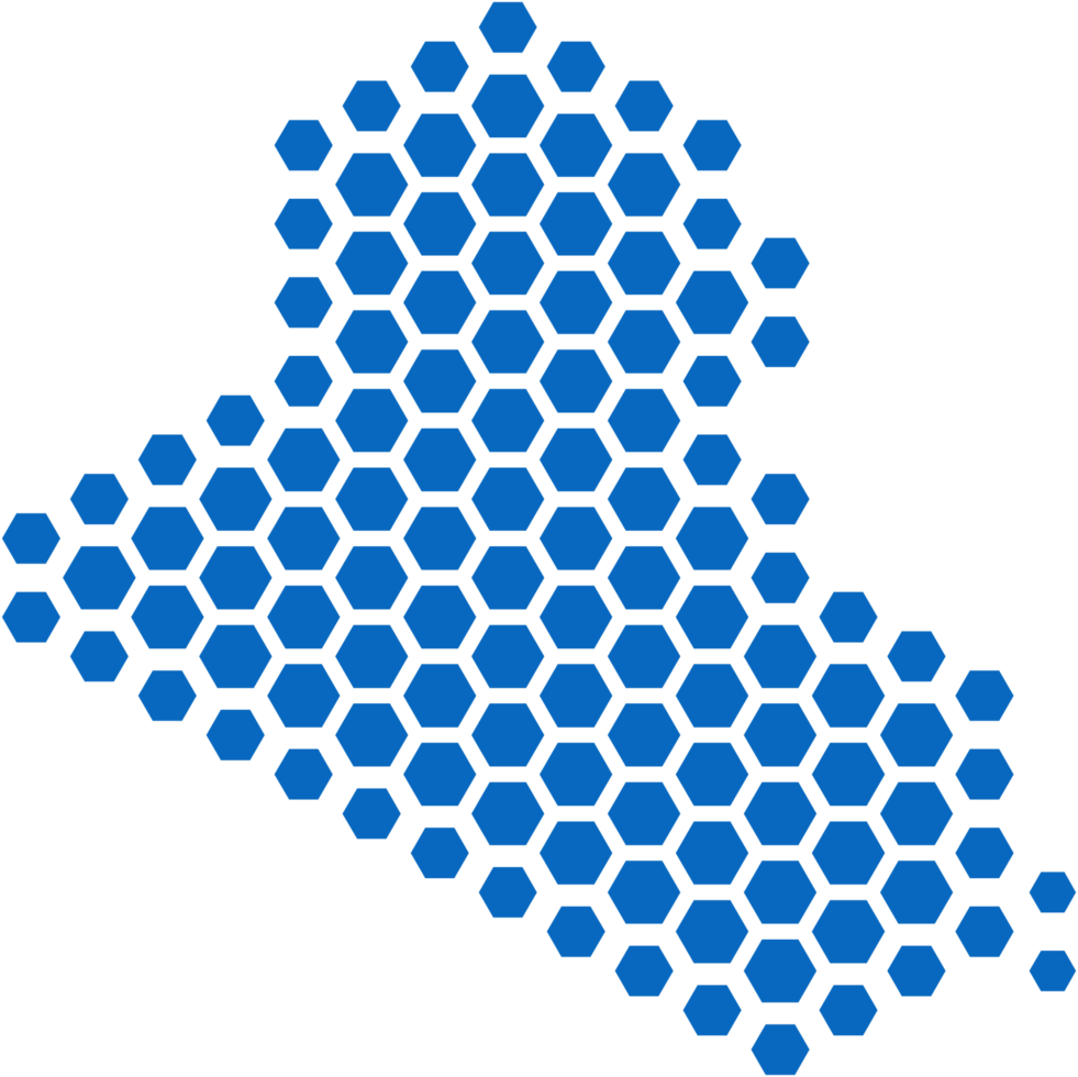 hexagon-shape-iraq-map-23205365-png