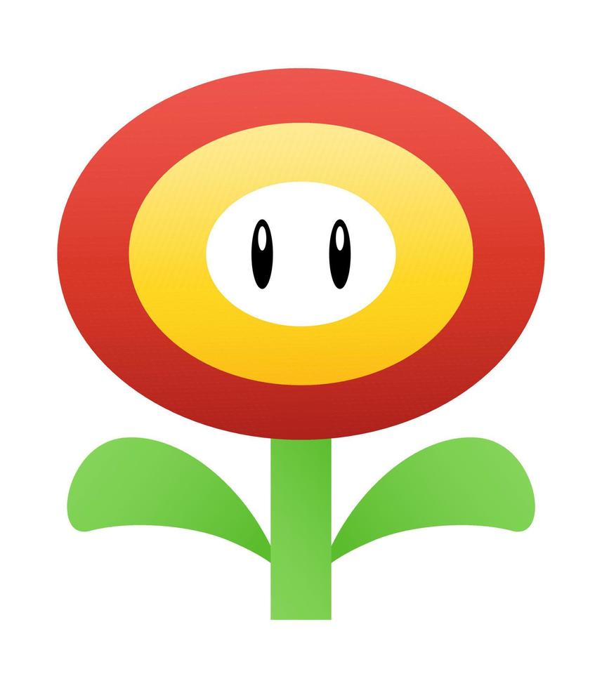 flor para mario bros.pipes. deformación tubería súper mario juegos. vector