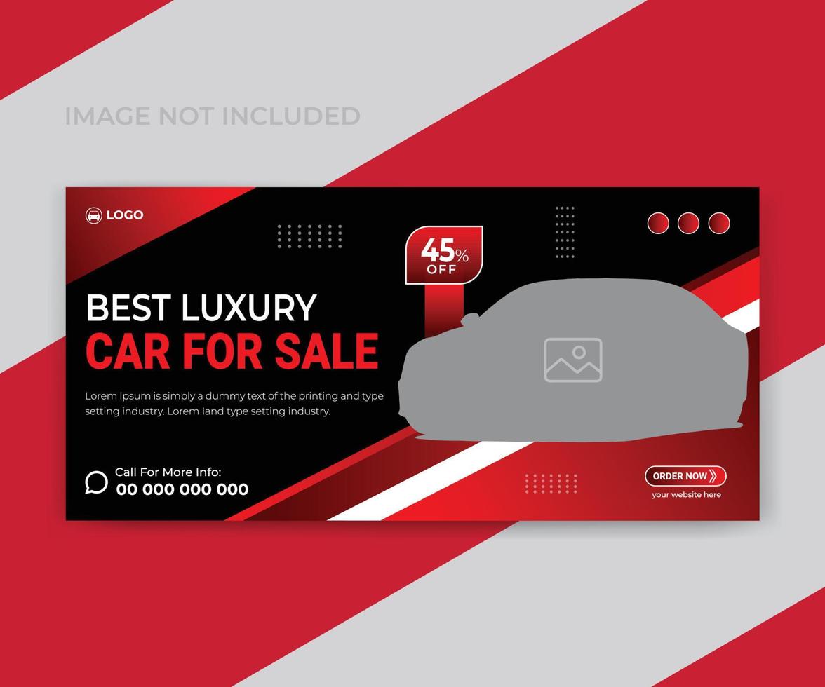 Web banner mockup vector