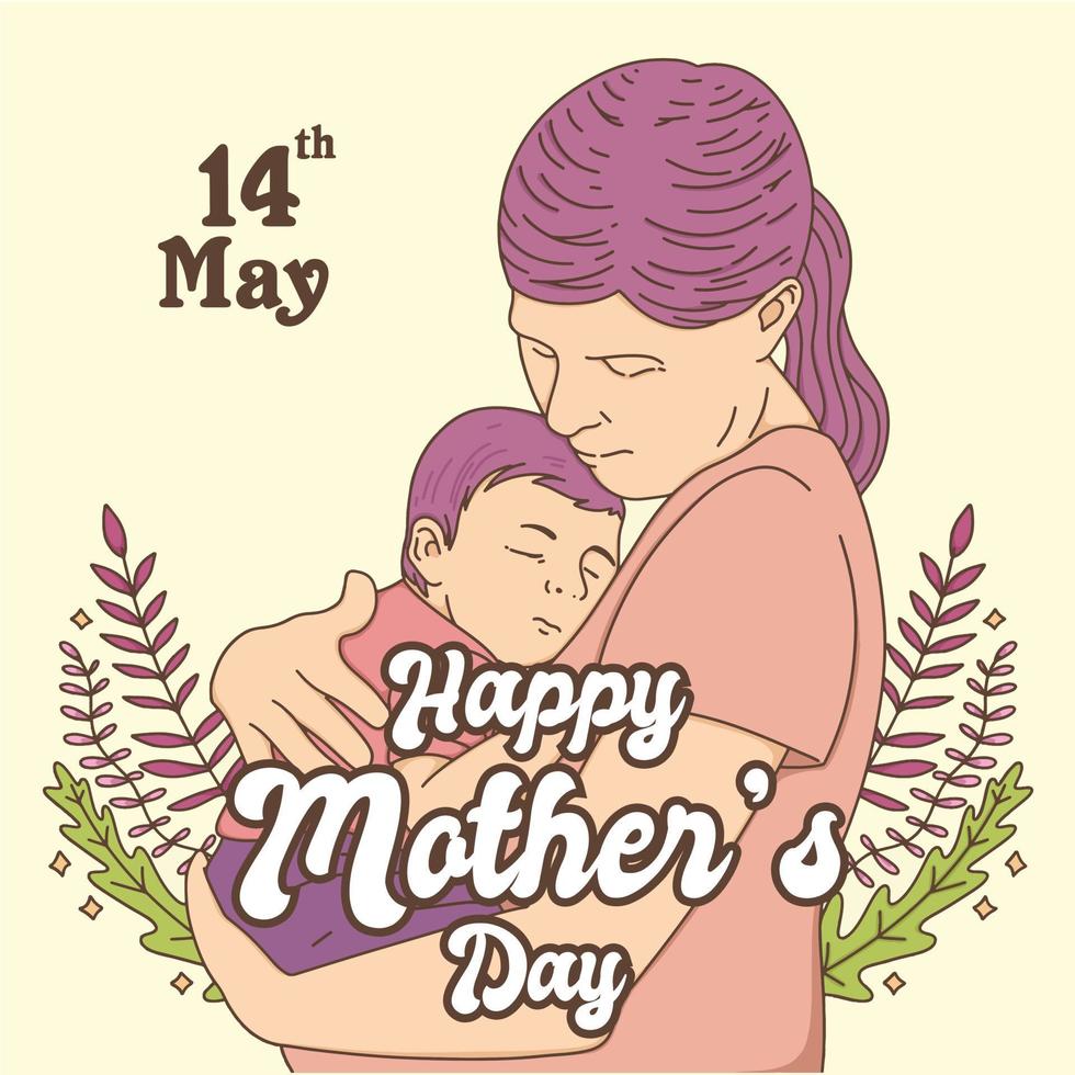Happy Mother's Day Vector