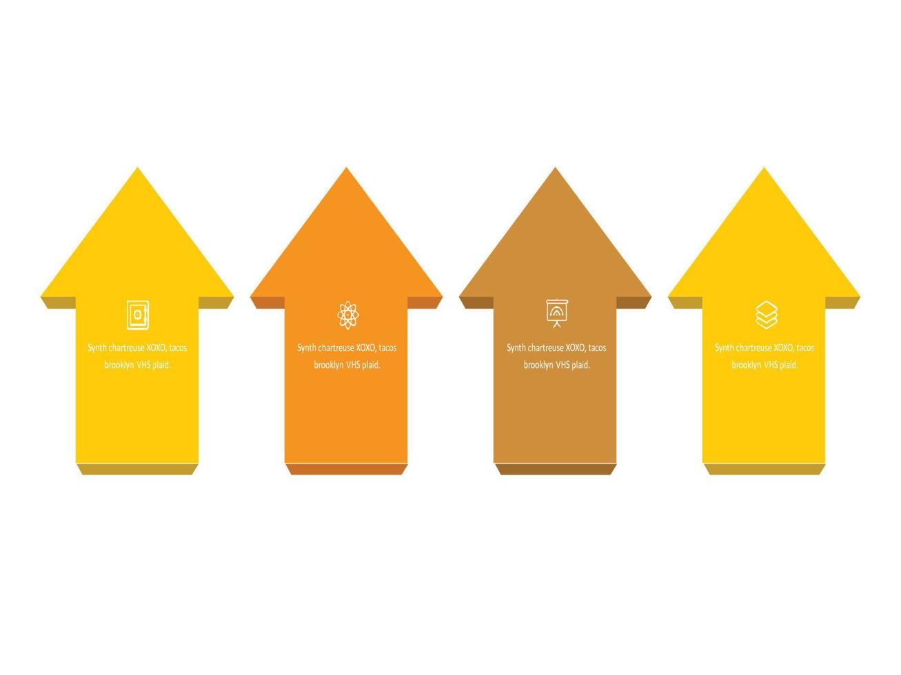 vector illustration Infographic design template set with 4 options or steps. Can be used for process, presentations, layout, banner, info graph.