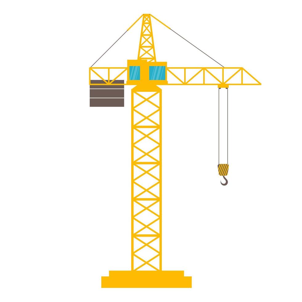 construction crane vector