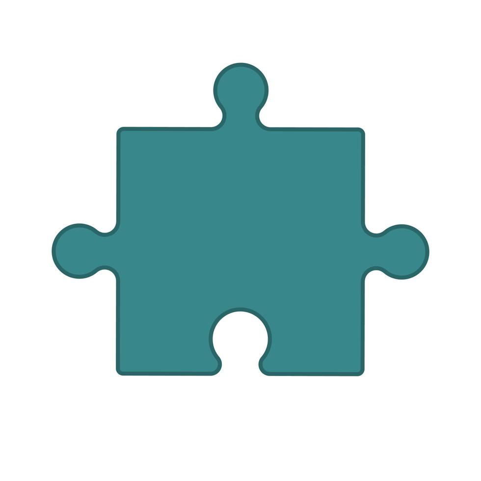 jigsaw puzzle piece vector