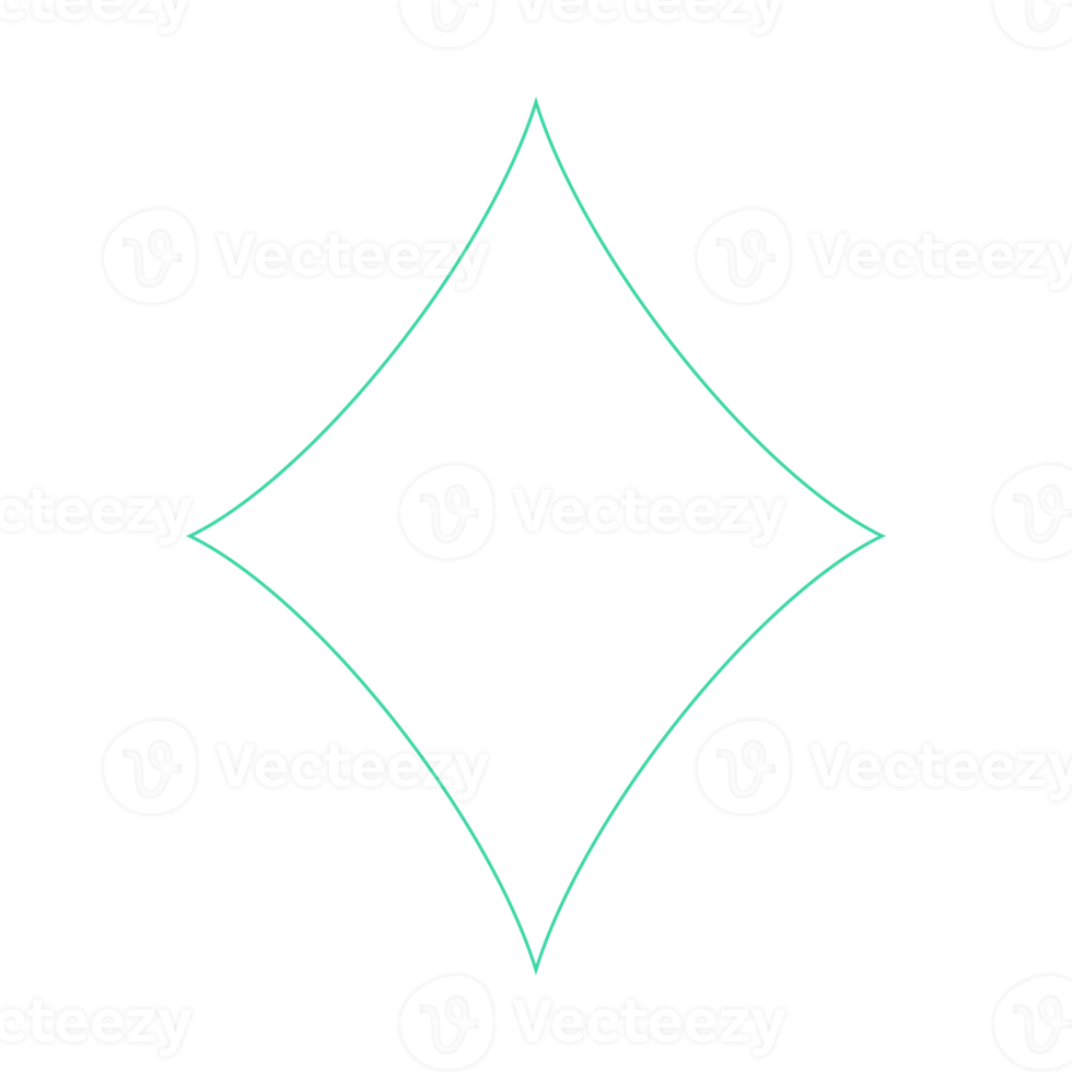 simple star shape design element png