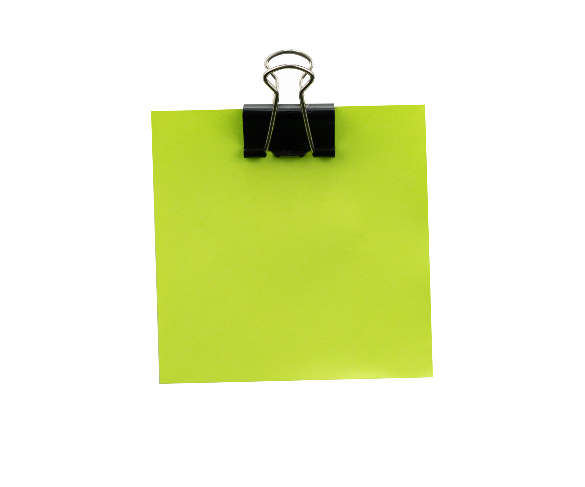 blank green note paper with binder 23206806 PNG