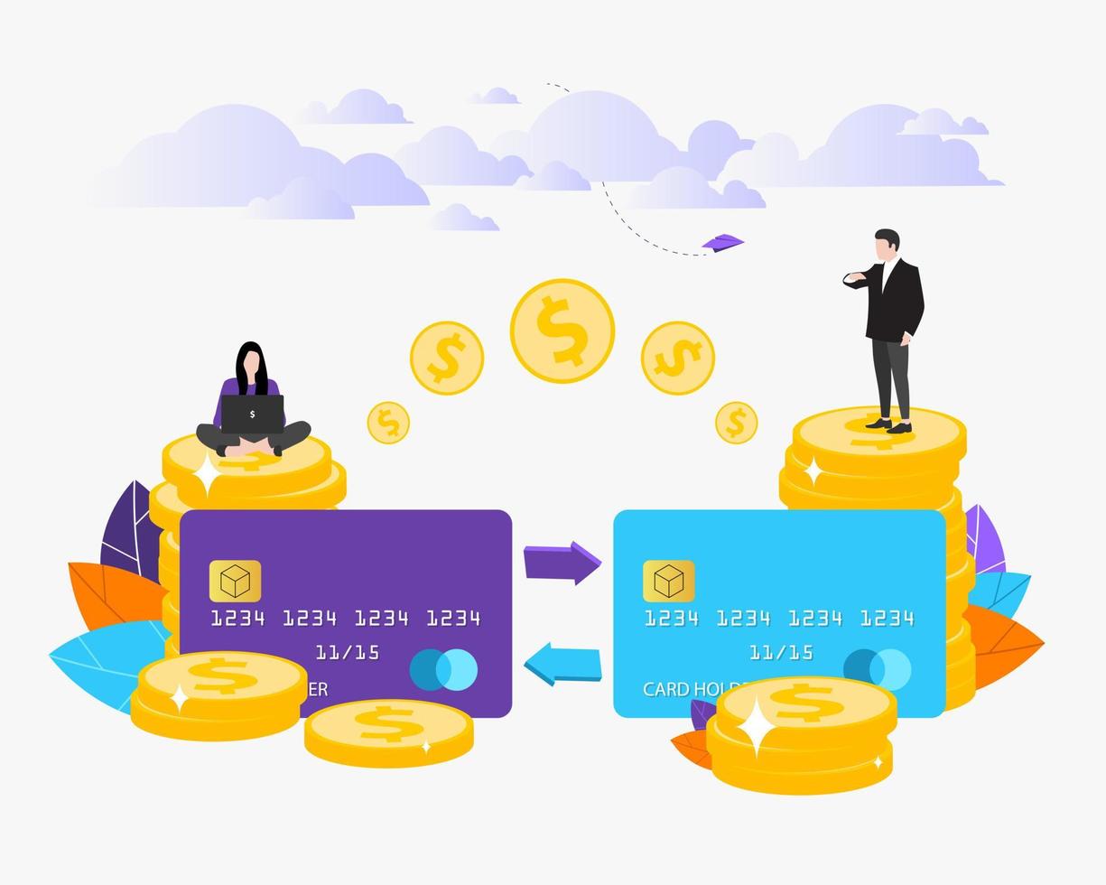 Business concept. vector illustrations, people links of one mechanism, business mechanism, abstract background with gears, people are engaged in business promotion, new ideas and strateg. EPS-10.