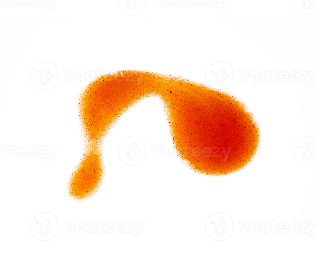 Orange sauce isolated for food element png