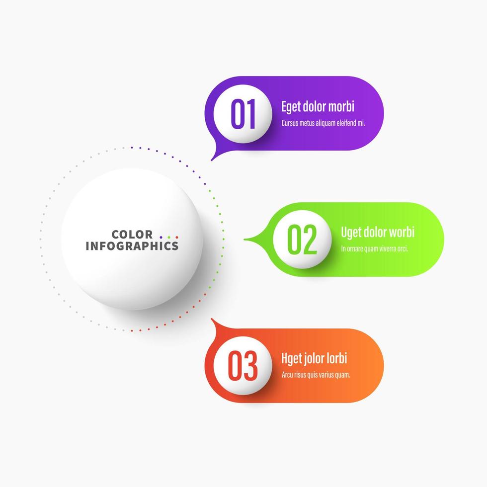 Infographic diagram Page template with four steps or parameters, the scheme of the process. EPS 10 vector