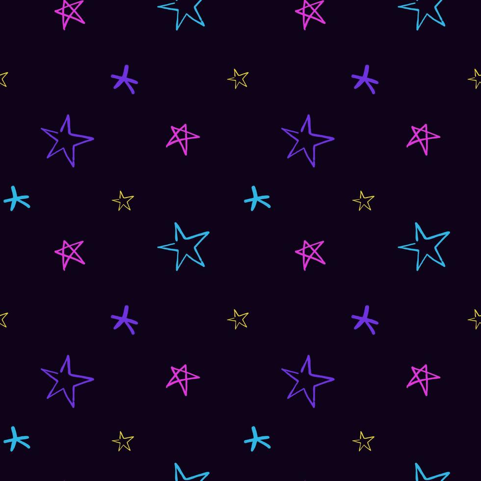 Graffiti stars. Icon set spray tag style vector