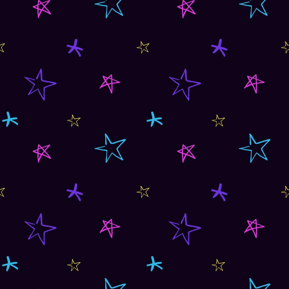 Graffiti stars. Icon set spray tag style vector