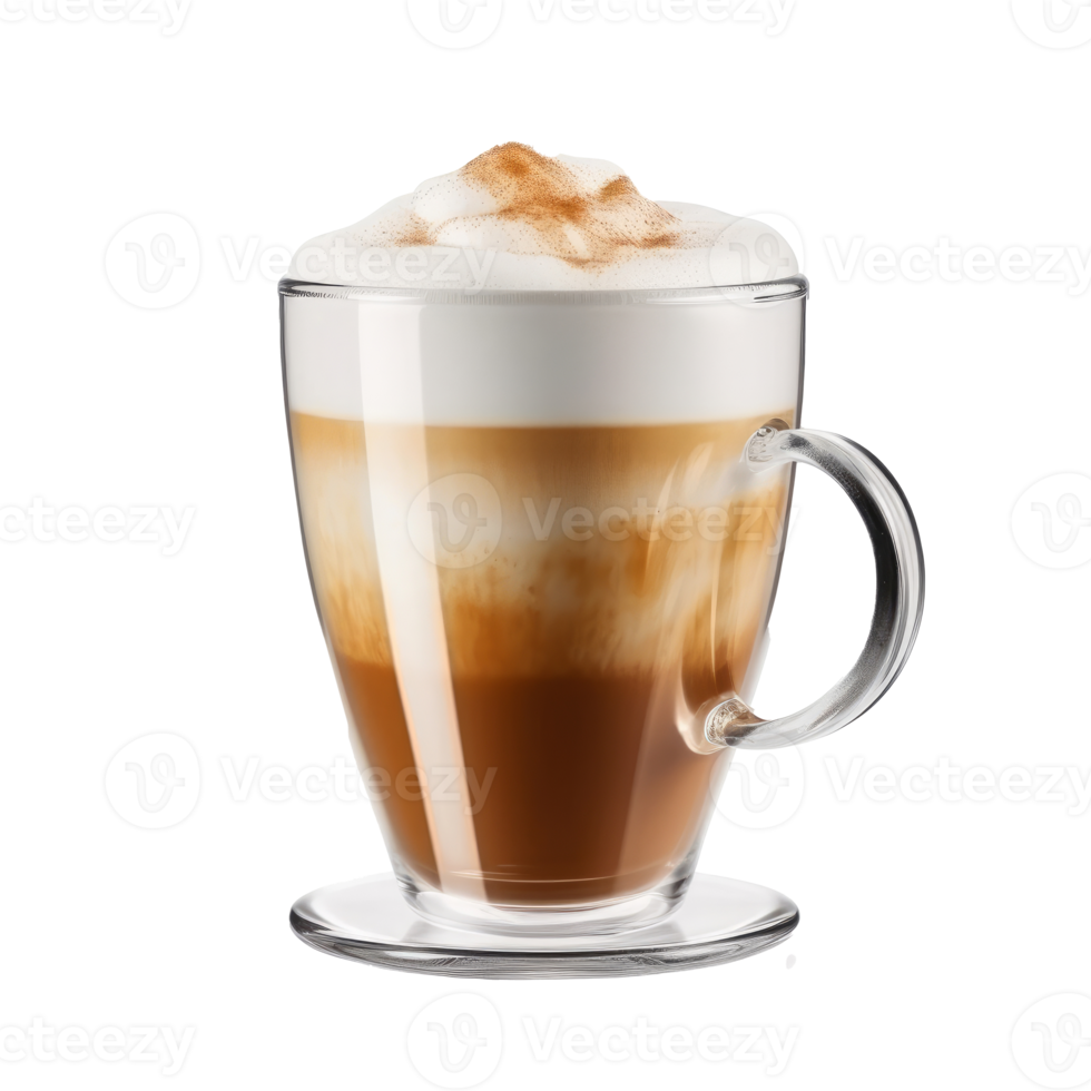 Cappuccino cup isolated. png