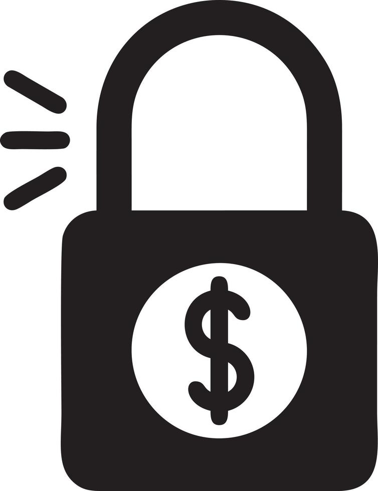 Lock security icon symbol vector image. Illustration of the key secure access system vector design. EPS 10