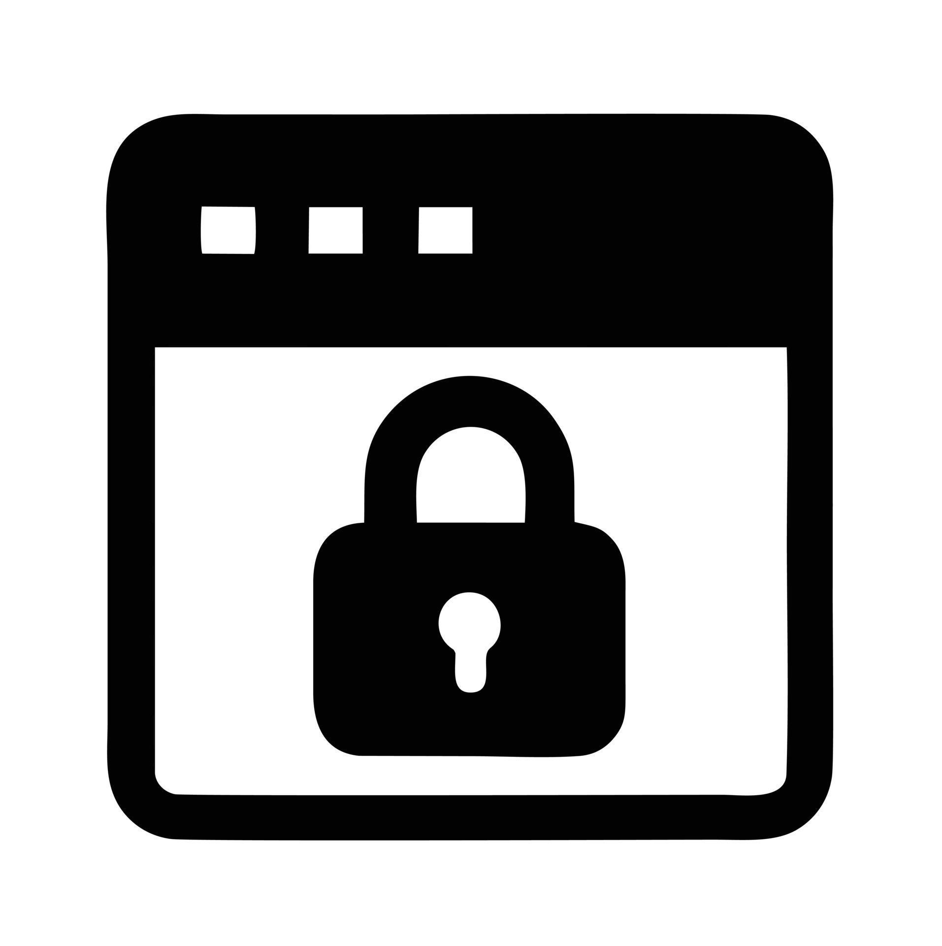 Lock security icon symbol vector image. Illustration of the key secure