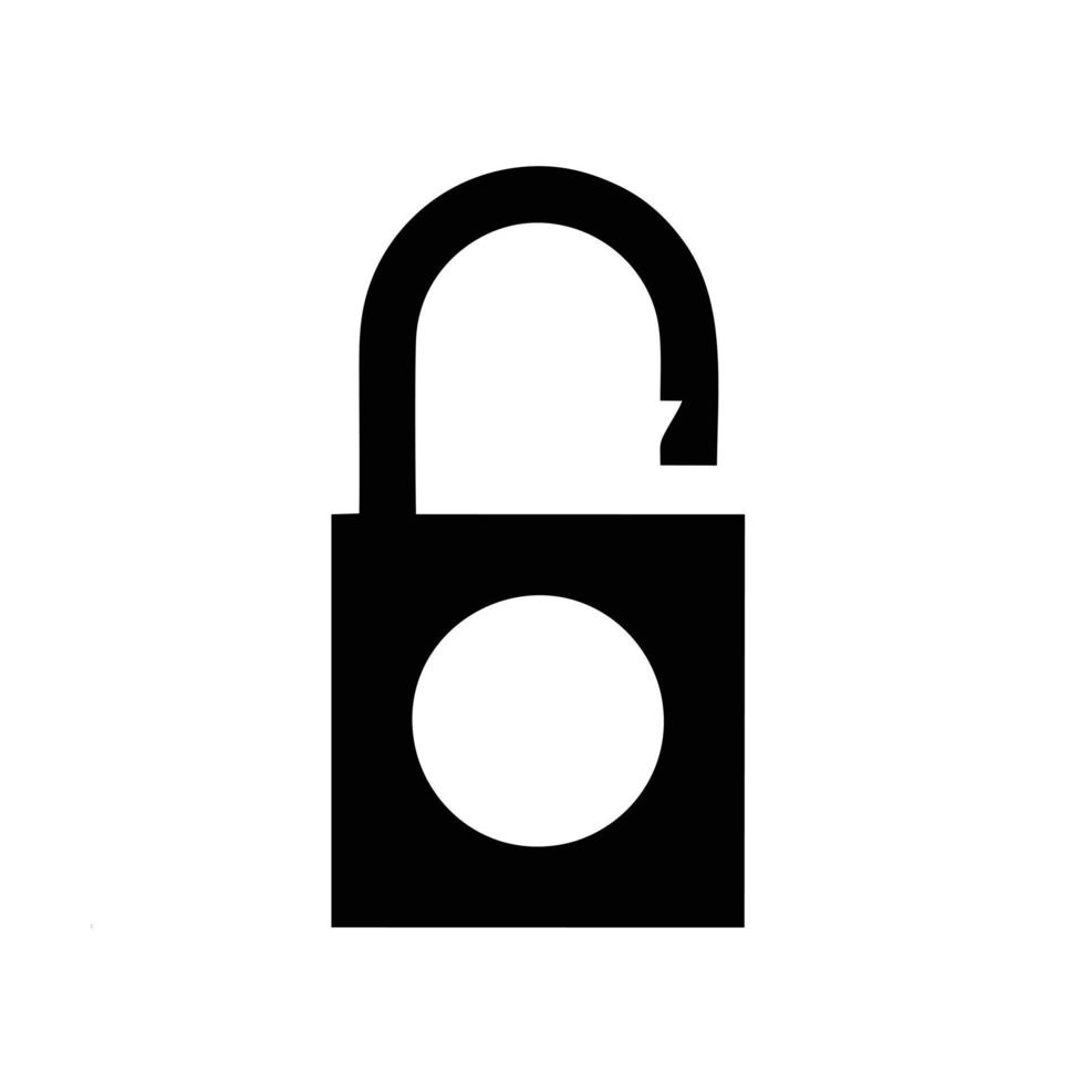 Lock security icon symbol vector image. Illustration of the key secure access system vector design. EPS 10