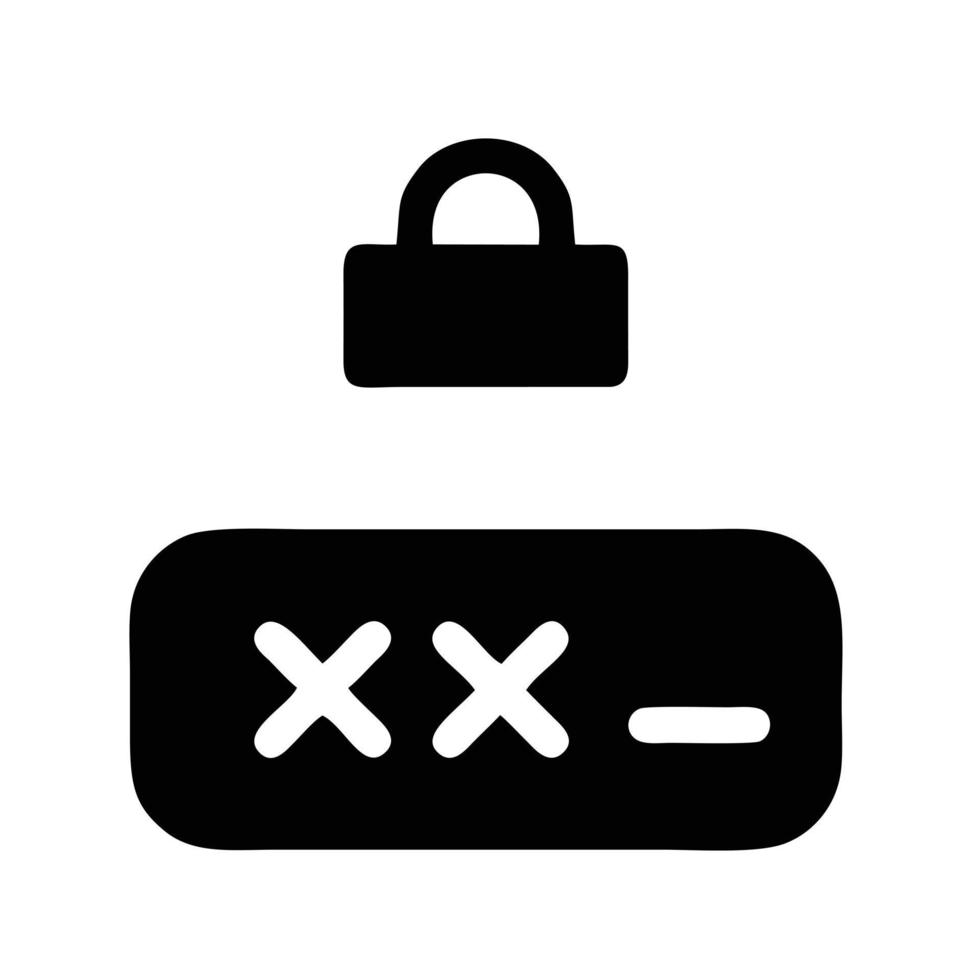 Lock security icon symbol vector image. Illustration of the key secure access system vector design. EPS 10