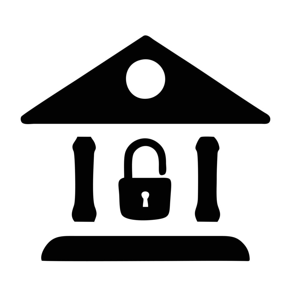 Lock security icon symbol vector image. Illustration of the key secure access system vector design. EPS 10