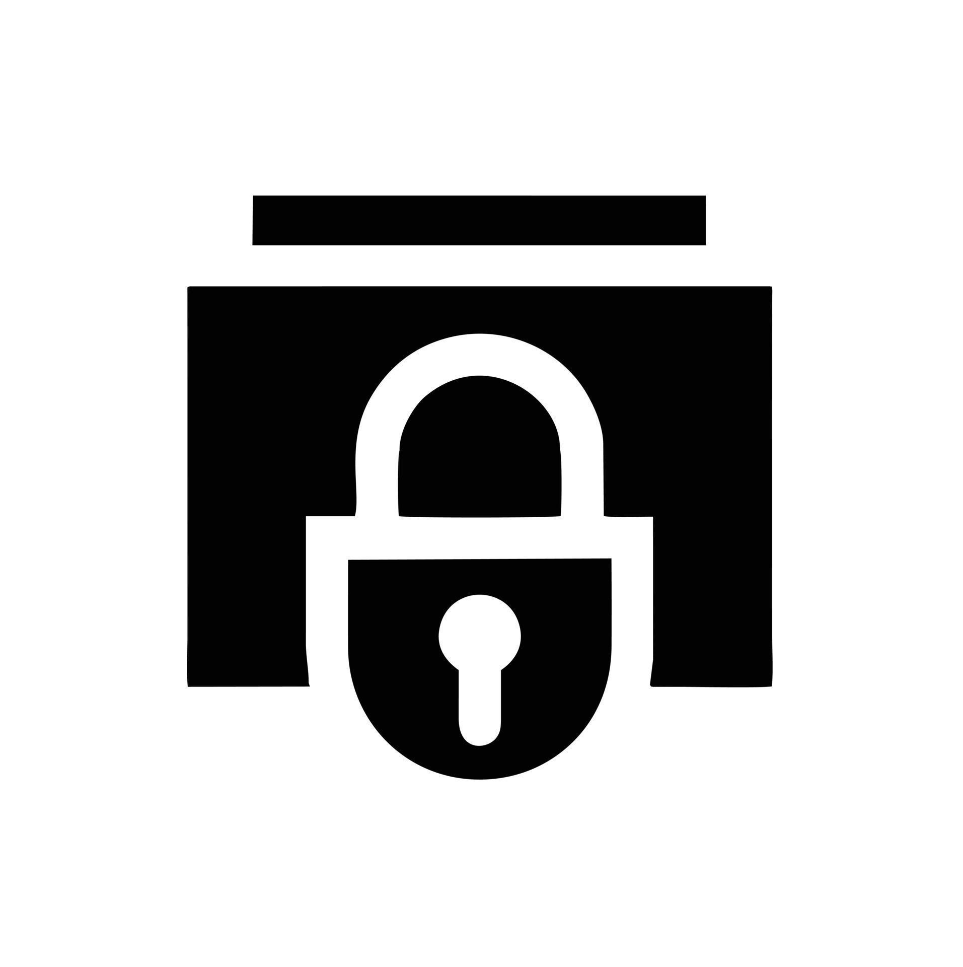 Lock security icon symbol vector image. Illustration of the key secure