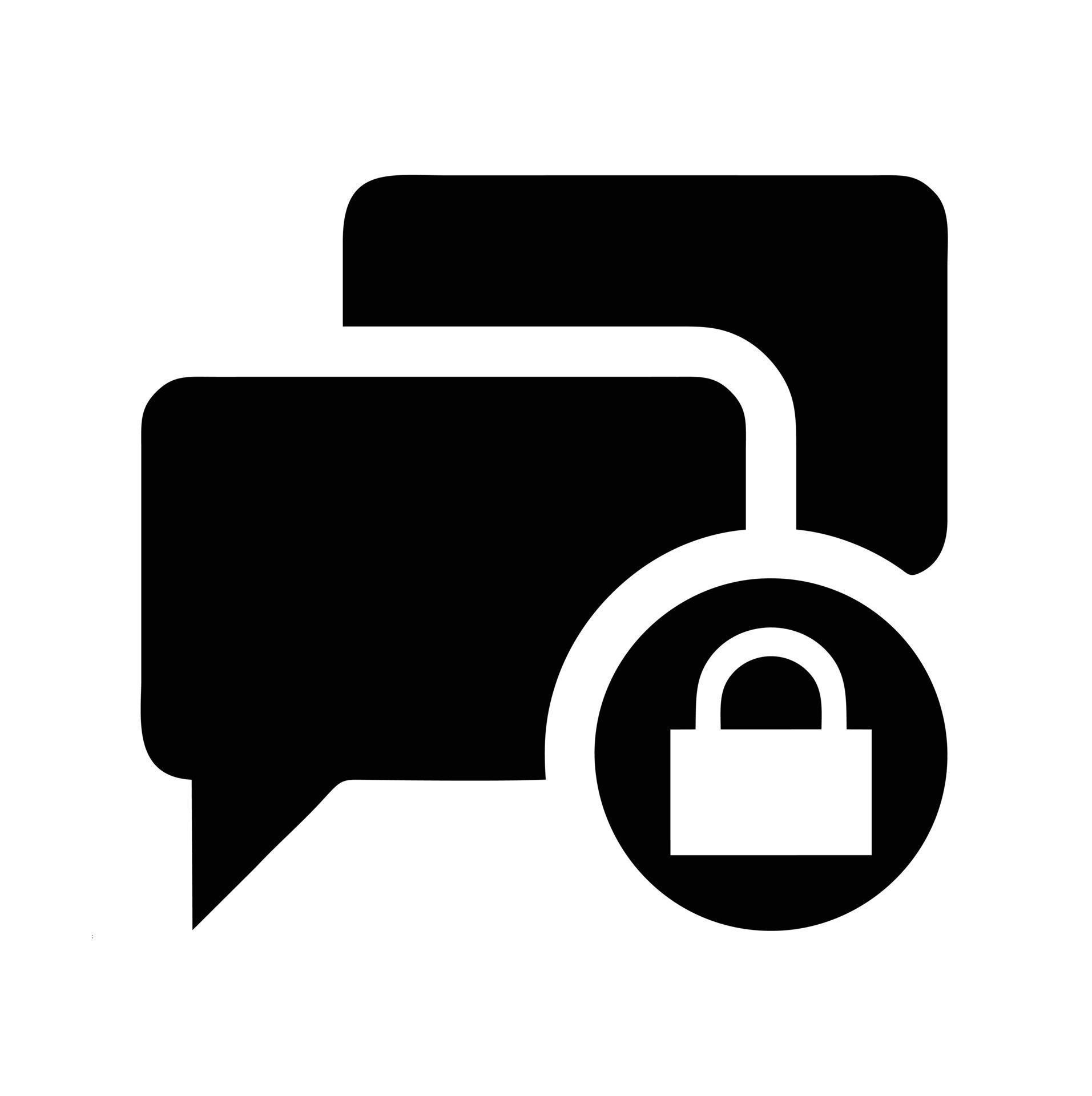 Lock security icon symbol vector image. Illustration of the key secure