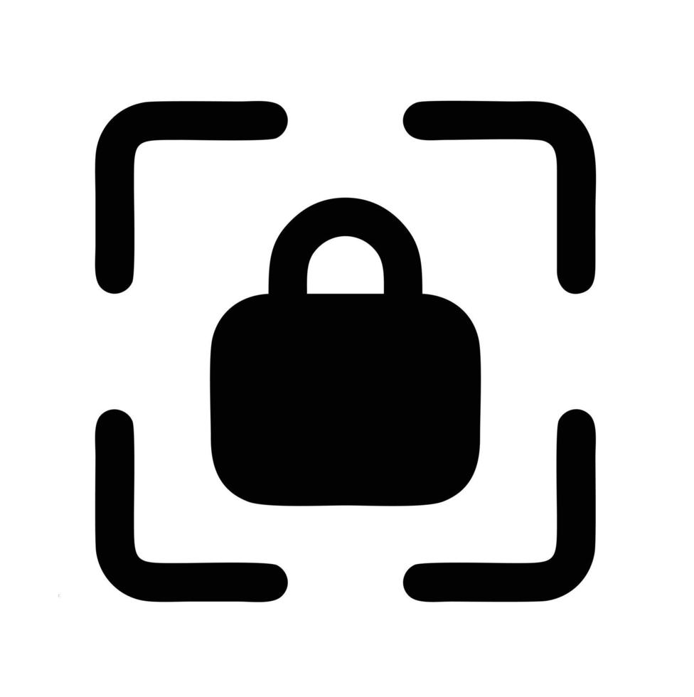 Lock security icon symbol vector image. Illustration of the key secure access system vector design. EPS 10