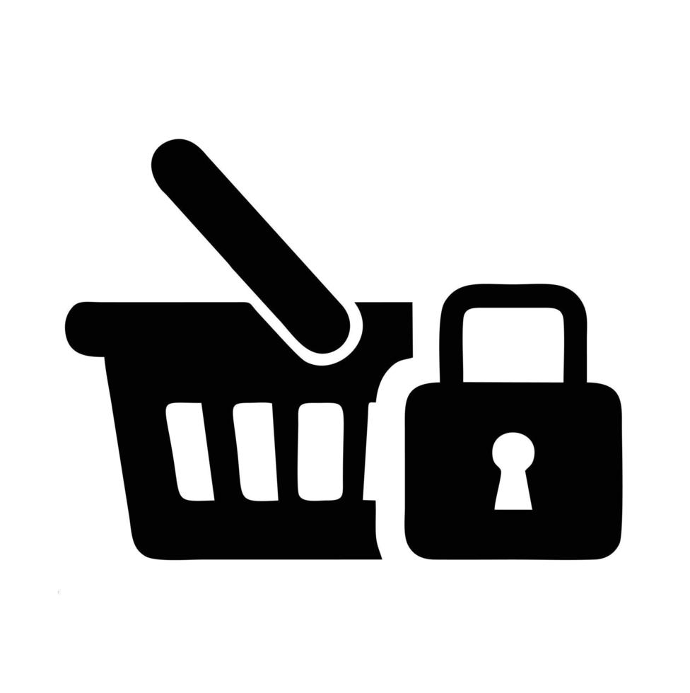 Lock security icon symbol vector image. Illustration of the key secure access system vector design. EPS 10