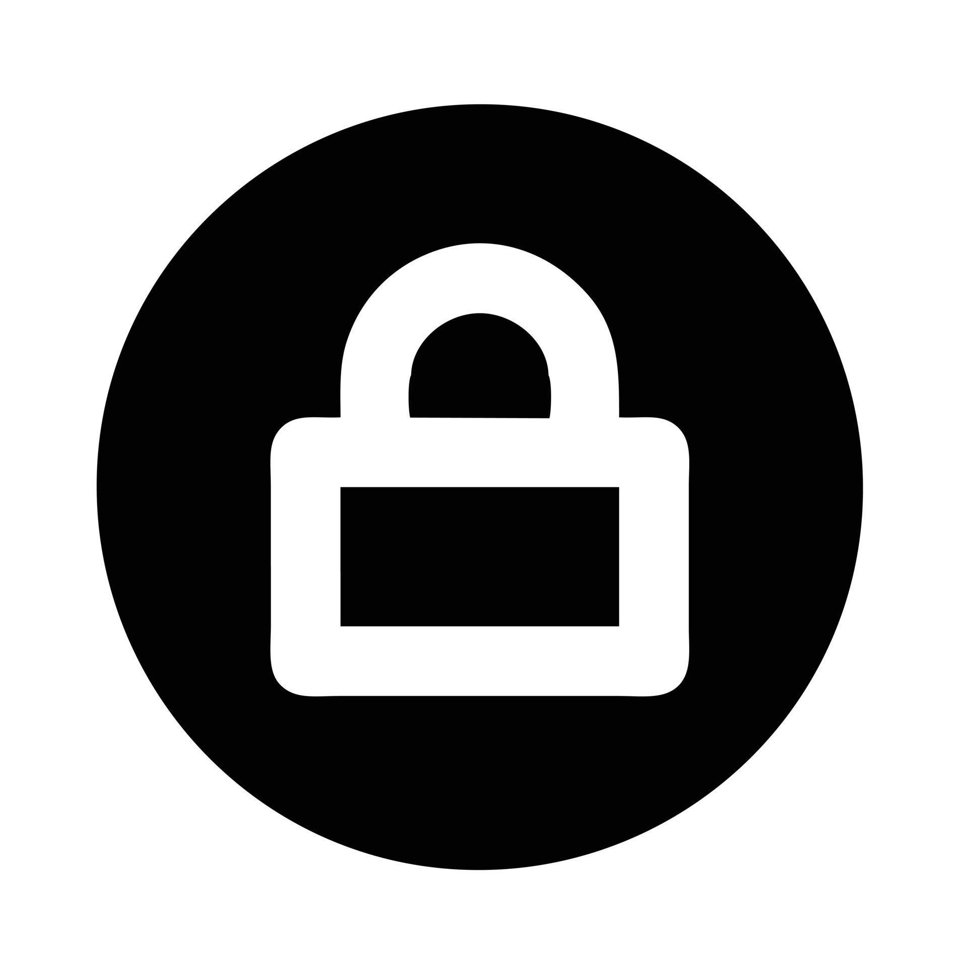 Lock security icon symbol vector image. Illustration of the key secure