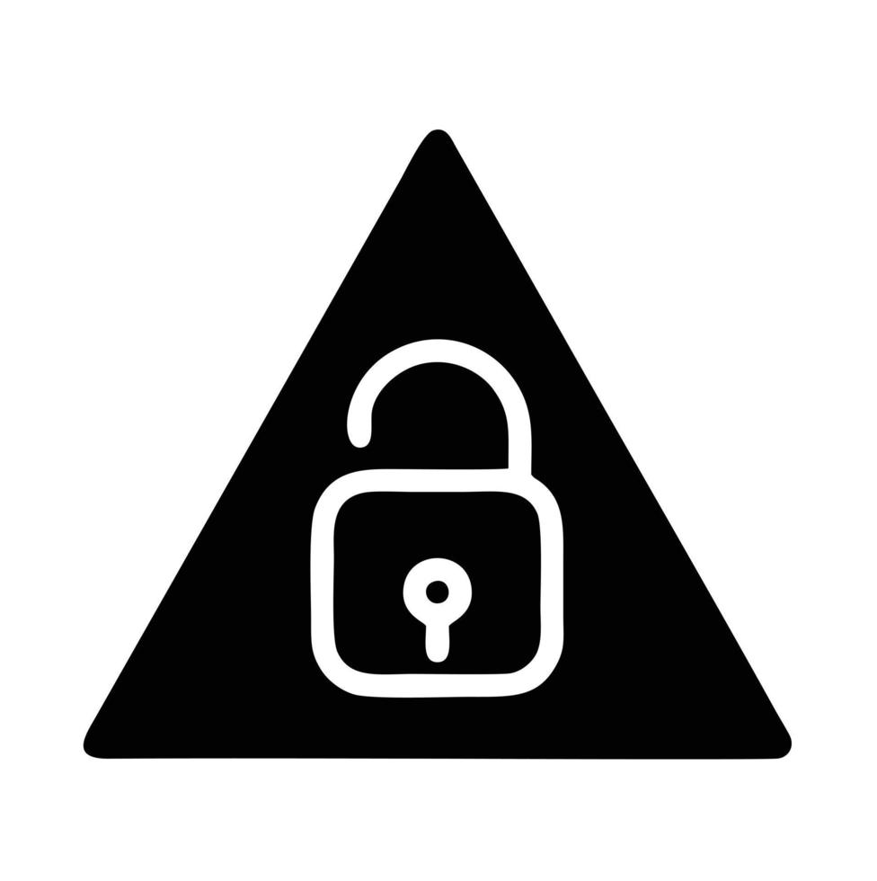 Lock security icon symbol vector image. Illustration of the key secure access system vector design. EPS 10