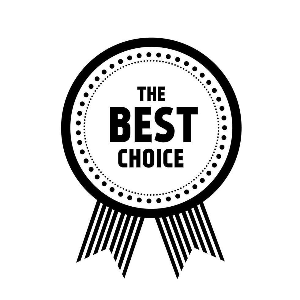 Best choice badge. label - badge. Modern style vector template.